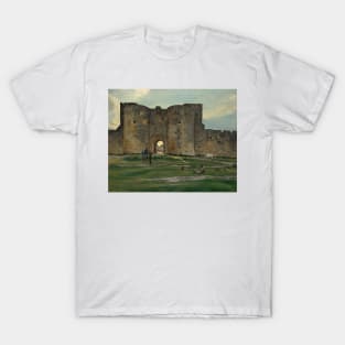 Porte de la Reine at Aigues-Mortes by Frederic Bazille T-Shirt